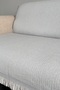 170X210 cm Cotton Sofa Sofa Bed Cover with Front Fringe Non-Slip Multi-Purpose Cover - 3