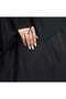 Abaya Ras Plain Black Silk Fabric Textile - Size 145 - 6