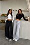 Women's Black High-Waisted Jogger Sweatpants 2Adettt - 4