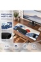 Gaming Mouse Pad with Japanese Wavy Design XXL 800 x 300 mm - Extended Mouse Pad with Japanese Aesthetic Design and Stitched Edges, Anti-Slip and Waterproof Mouse Pad for Gaming, Office, and Home - 5