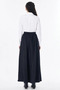 Yüksel High Waist A-Line Skirt Black - 4