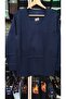 Men's 1 Piece 100% Cotton Interlock Long Sleeve Underwear Navy Blue - 4