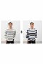 Erkek Şeritli Bisiklet Yaka Basic 2'li Örme Basic Sweatshirt