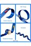 Flex Track Blue Color 4.5 Meters Flexible Race and Action Track- Car Track- Go Tack - 5