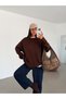 Washable Sheer Knit Sweater - Bitter Coffee