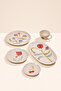 Watery Ceramic Oval Serving Plate - 3