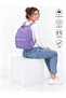 Waterproof Fabric Lightweight Unisex School Backpack 2200 Lilac - 2