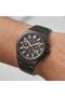 Black Color Waterproof Steel Case Men's Wristwatch