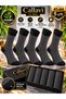 Seamless Bamboo Jacquard Men's Boxed 5 Pairs - 2