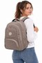 Mink Waterproof Fabric School Bag Unisex School Backpack Mink 2000