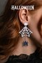 Halloween Spider Web Special Design Earrings