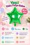 Green Star Foil Balloon 45 cm - Baby Kids Party Celebration - 2