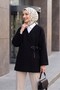 كيمونو بوكليه برباط جانبي - أسود - 3
