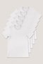 Men's white 100% cotton 5-pack t-shirt regular fit