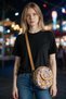 Authentic Mosaic Pattern Round Women's Shoulder Bag