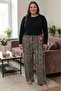 Super Battal Women's Suede Elastic Pants