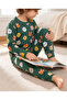 Boys' Animal-Patterned Long-Sleeved Pajama Set - 3
