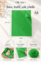 20X30 Green Pelur Paper 100 Pieces Milaj Paper Thin Pelur Paper A4 100's - 2