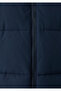 Men's Navy Blue Hooded Vest Dark Gray Vest - 8
