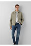 Zippered Khaki Jacket Regular Fit / Normal Cut 0110954-70354