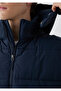 Men's Navy Blue Hooded Vest Dark Gray Vest - 7