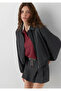 Checkered Anthracite Jacket Oversize / Wide Cut 1110892-91419 - 2