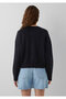 Black Basic Sweater Loose Fit / Relaxed Fit 1710933-900 - 7