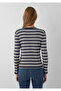 Long Sleeve Striped T-Shirt Fitted / Bodycon Cut 1620174-91600 - 5