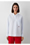 Mj Embroidered Striped Shirt Loose Fit / Relaxed Fit 1211562-91632 - 3