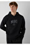 Logo Printed Hooded Black Sweatshirt 0S10646-900 - 3