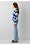 Navy Blue Jacquard Sweater Regular Fit / Normal Cut 1710974-91041 - 5