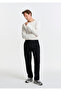 Black Spandex Jogger Pants 0010597-71379 - 2