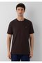 Brown Basic T-Shirt Regular Fit / Normal Cut 0612736-88083 - 3