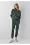 Soft-Premium (Tencel) ™ ) Modal Blend Green Sweatpants 1600453-80684 - 2