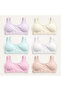 Girl's Bustier with 6 Pads, Thick Straps, Combed Cotton Training Bra - 5