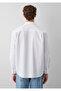White Shirt with Pockets Loose Fit / Relaxed Comfortable Cut 0212126-620 - 6