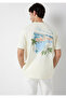 Printed Yellow T-Shirt Loose Fit / Relaxed Comfortable Cut 0613319-89308