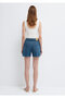 Verna 90S Shaded Dark Jean Shorts 1410059-89745 - 6