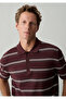 Striped Brown Knitwear Polo 0710456-70223 - 3
