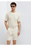 Beige T-Shirt Loose Fit / Comfortable Fit 0613322-70134 - 3
