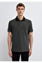 Denim Collar Detailed Anthracite Polo T-Shirt Regular Fit / Normal Cut 0613659-900 - 4