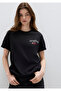 Istanbul Printed Black T-Shirt Loose Fit / Comfortable Cut 1612843-900 - 2