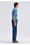Andros Edition Indigo Blue Linen Blend Jean Trousers 0021045-A3880 - 7