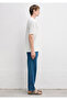 Striped Ecru T-Shirt Loose Fit / Comfortable Loose Cut 0613641-70055 - 5