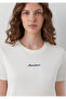 Jeans Embroidered Ecru T-Shirt Slim Fit / Narrow Cut 1614201-80194 - 6