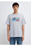 Mvjns Printed Open T-Shirt Loose Fit / Loose Comfortable Cut 0613656-70799 - 3