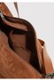 Faux Suede Brown Shoulder Bag 1913751-34339 - 6