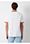 Mj Printed Ecru T-Shirt Loose Fit / Comfortable Loose Cut 0613323-70057 - 5