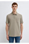 Beige Polo T-Shirt with Pockets Regular Fit / Normal Cut 0613465-70352 - 4