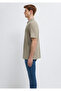 Beige Polo T-Shirt with Pockets Regular Fit / Normal Cut 0613465-70352 - 5